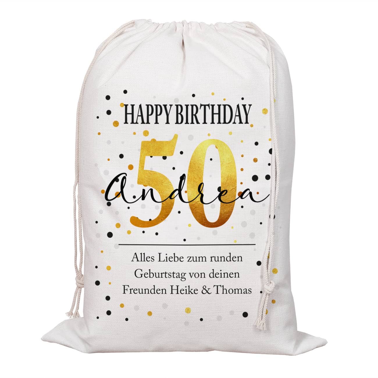 Personalisiert mit Alter, Name und Text