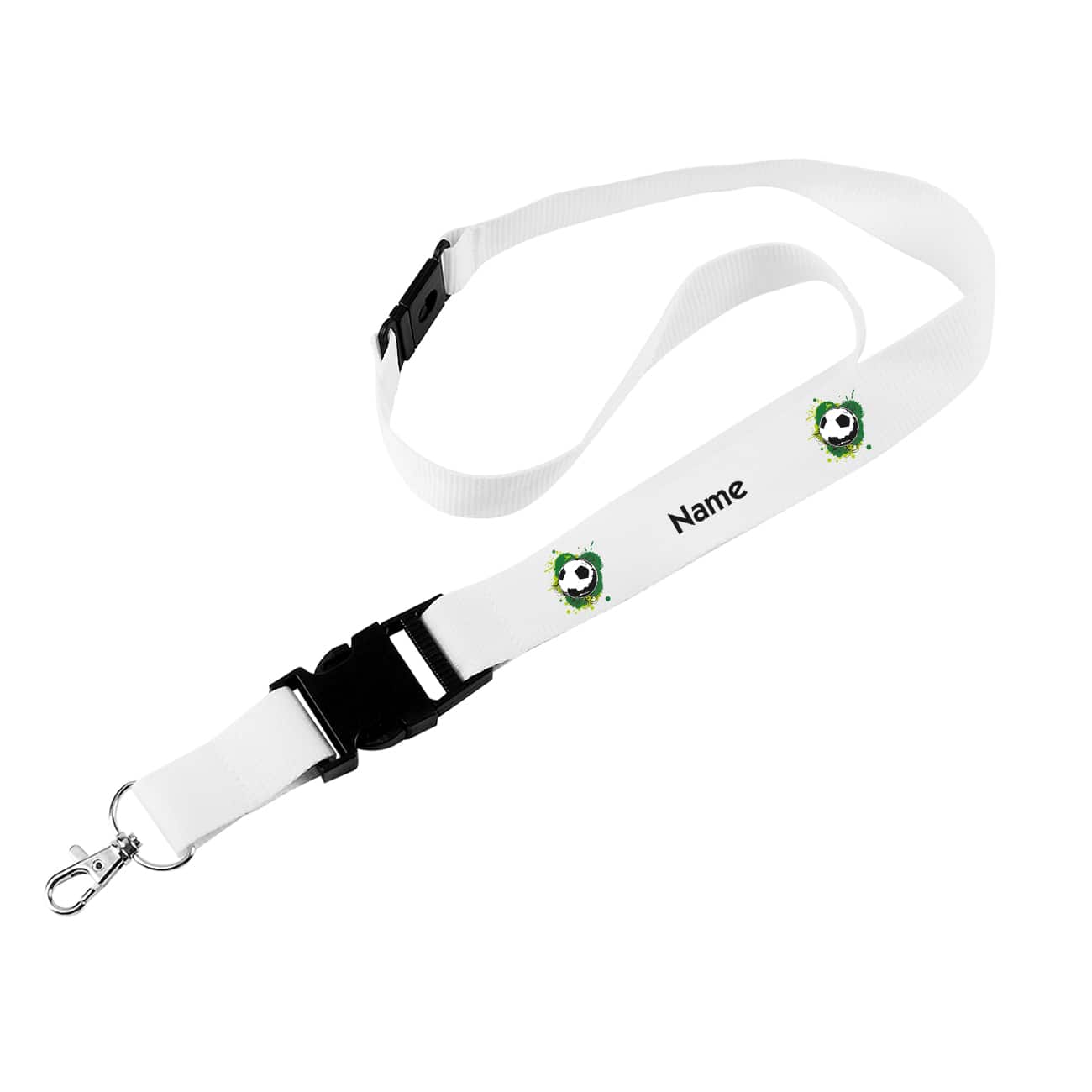 Fußballer - Schlüsselband mit Name