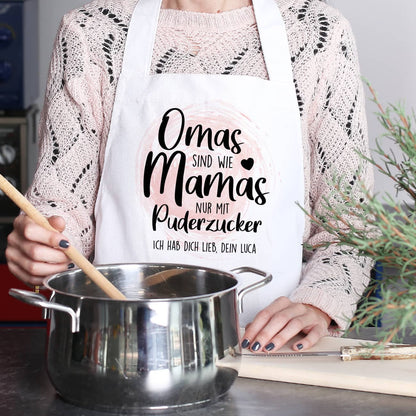 Persönliche Schürze für die beste Oma