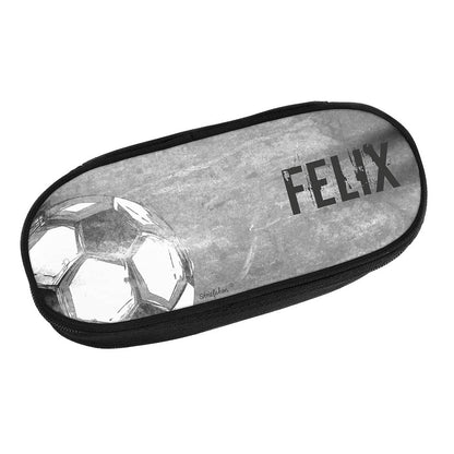 Stiftebox mit Fußballmotiv und Name