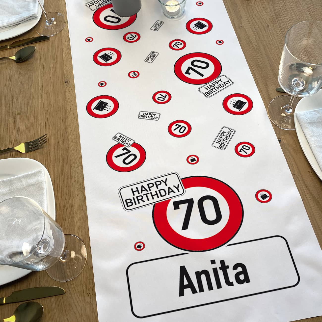 Lustiges Verkehrszeichen-Motiv