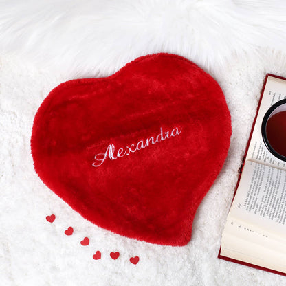 Kuschelige Wärmflasche in Herzform