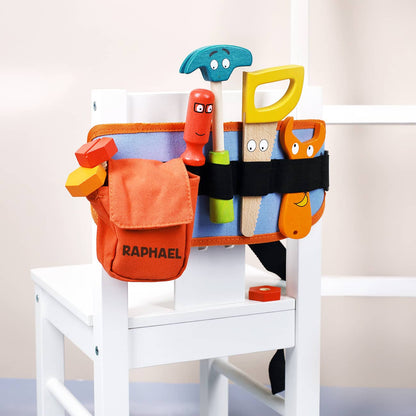 Persönlicher Werkzeuggürtel mit Holzwerkzeugen