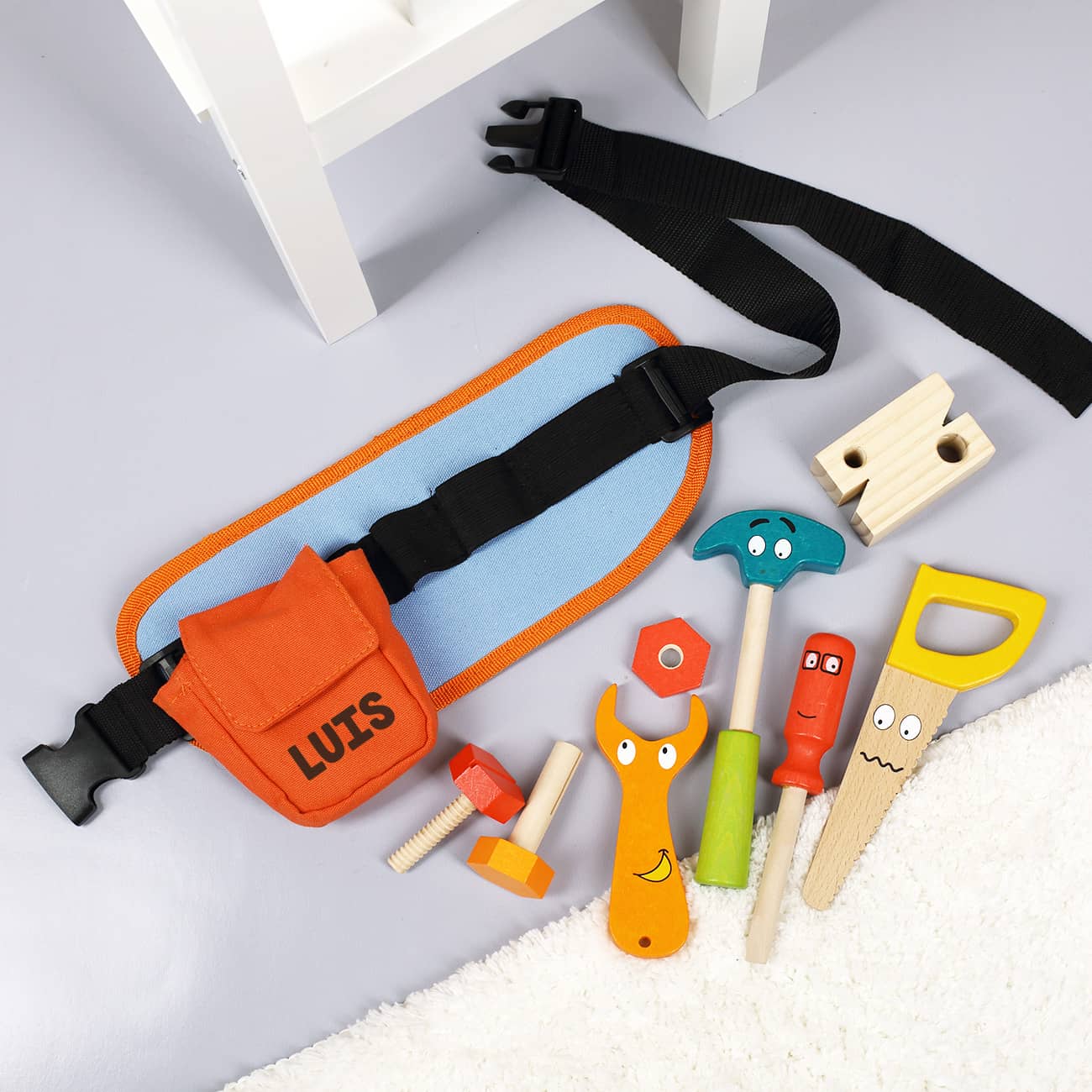 Alle Werkzeuge aus Holz gefertigt