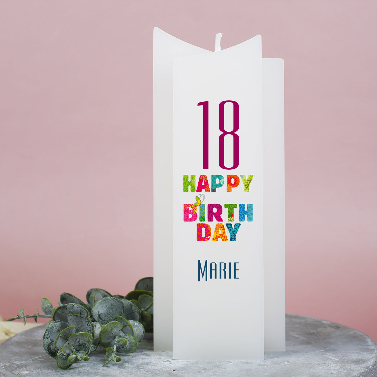 Happy Birthday - Kerze zum Geburtstag