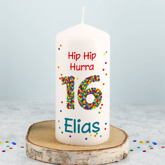 Kerze zum 16. Geburtstag 