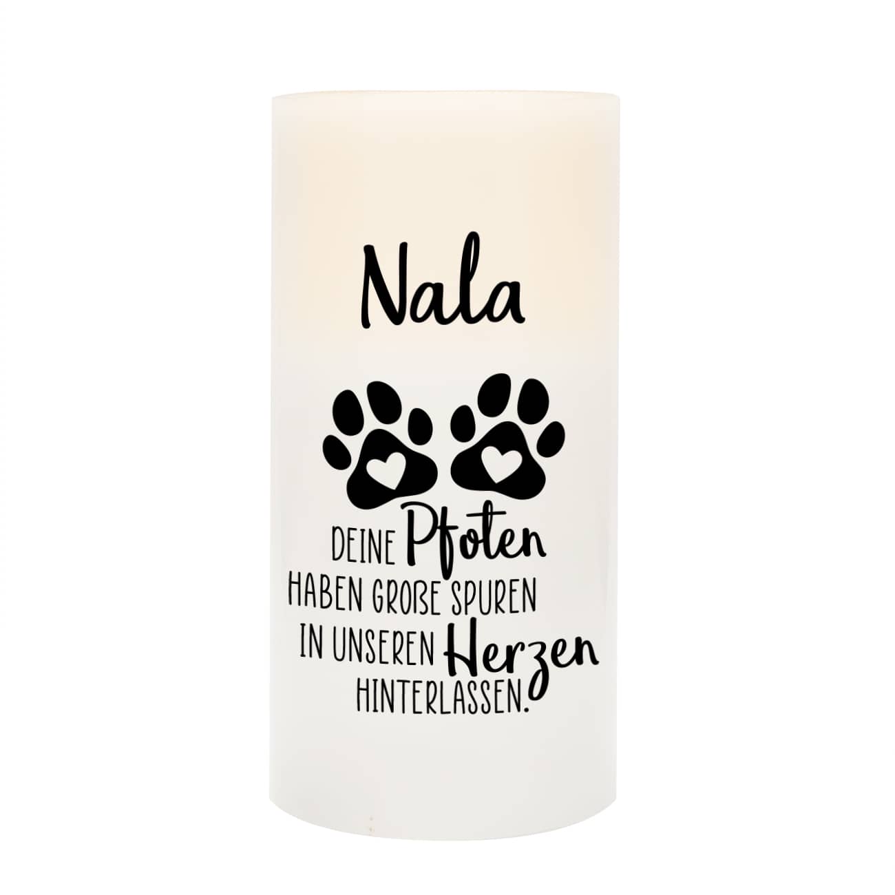 Personalisierung mit Name des Haustieres