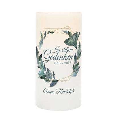 Personalisierung mit Name und Datum