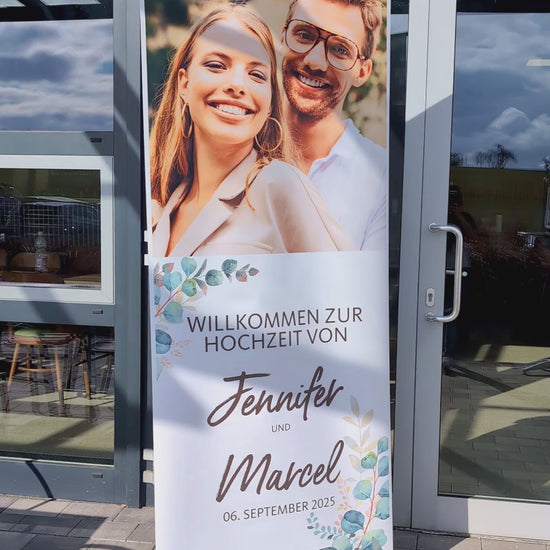 Roll-Up-Banner - Aufbauanleitung