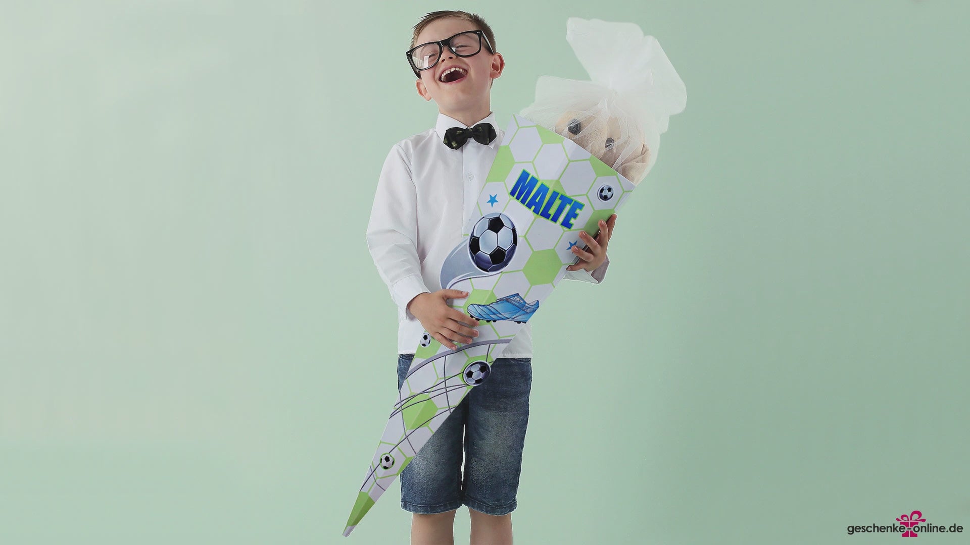 Schultüten Junge XL Fußball Motiv 3D Optik