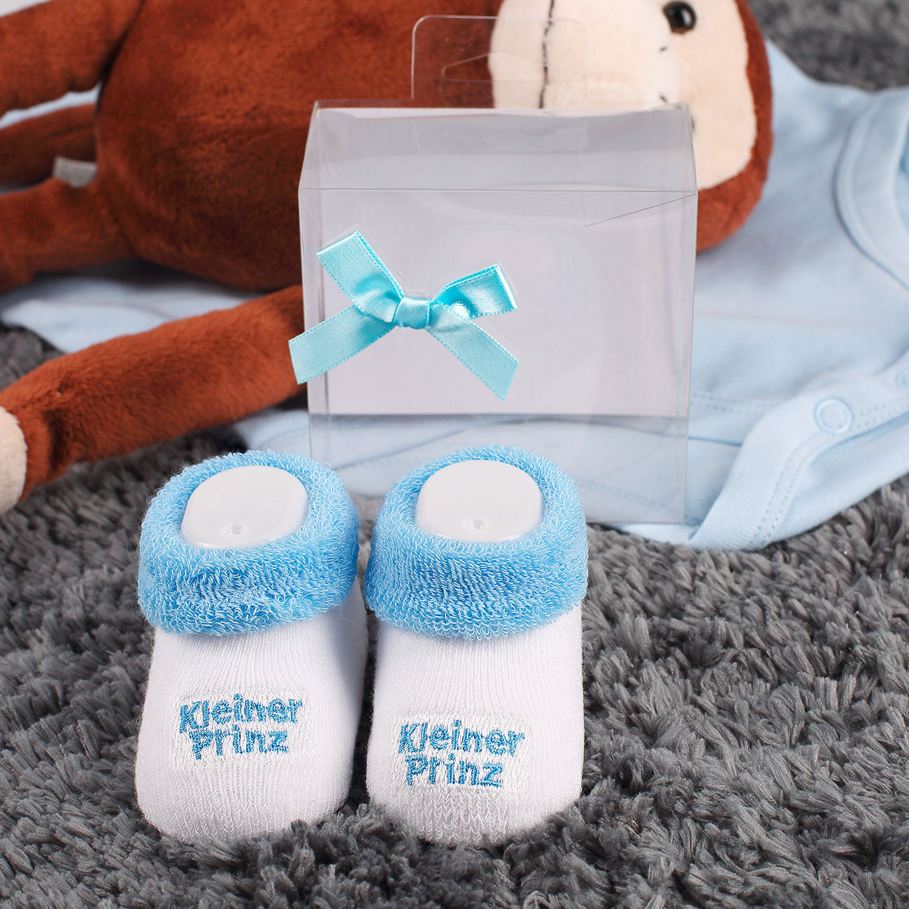 Babys erste Söckchen - Kleiner Prinz in blau
