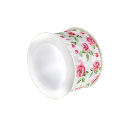 Stoff-Band mit Rosenmotiv