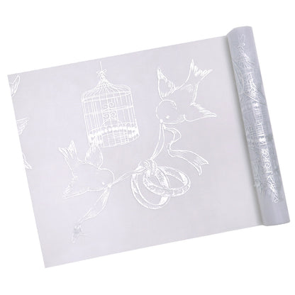 Tischläufer mit Hochzeitsmotiv