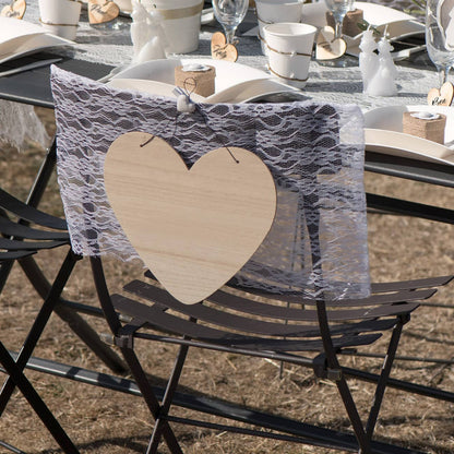 Dekoratives Holzherz zum Aufhängen