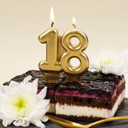 Tortenkerze in Gold tolle Deko zum Geburtstag