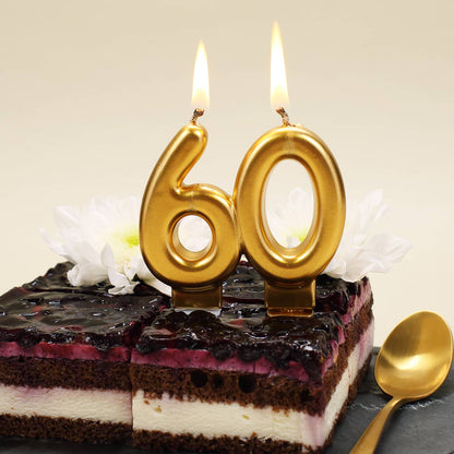 Tortenkerze in Gold tolle Deko zum Geburtstag