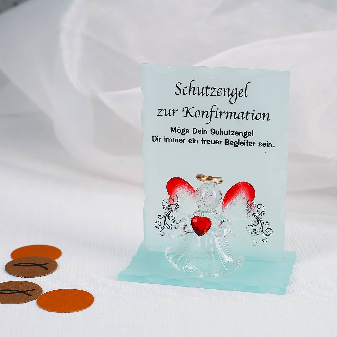 Kristall-Engel zur Konfirmation