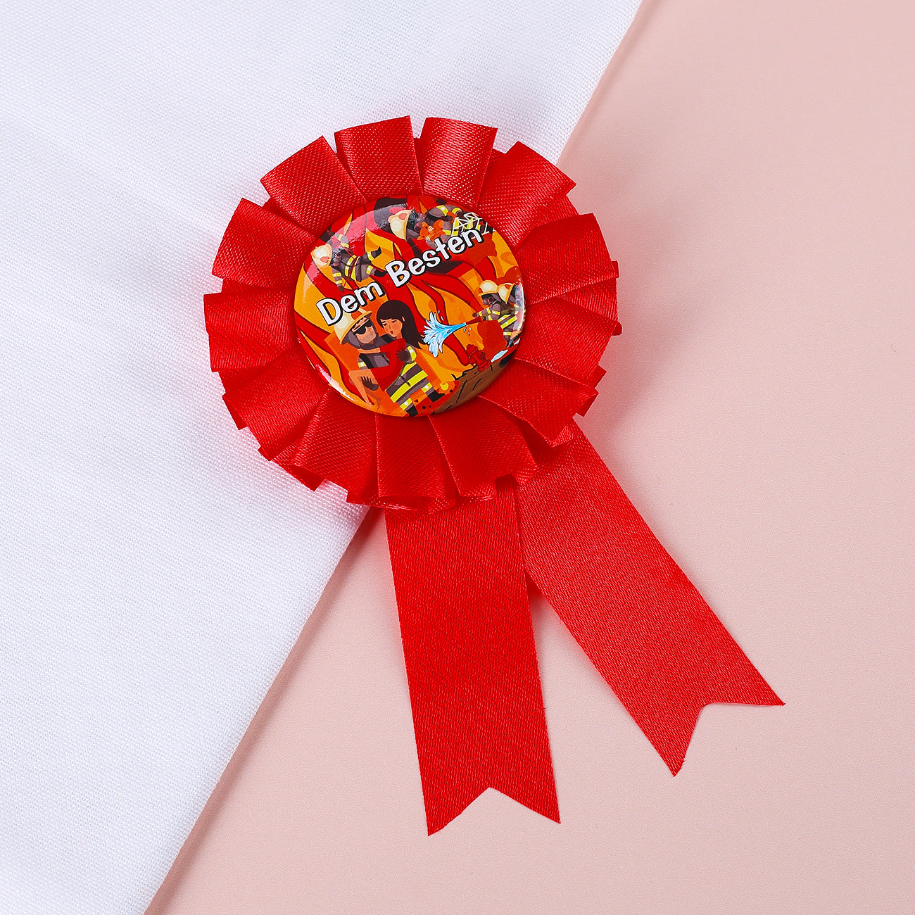 Rosette - dem besten Feuerwehrmann