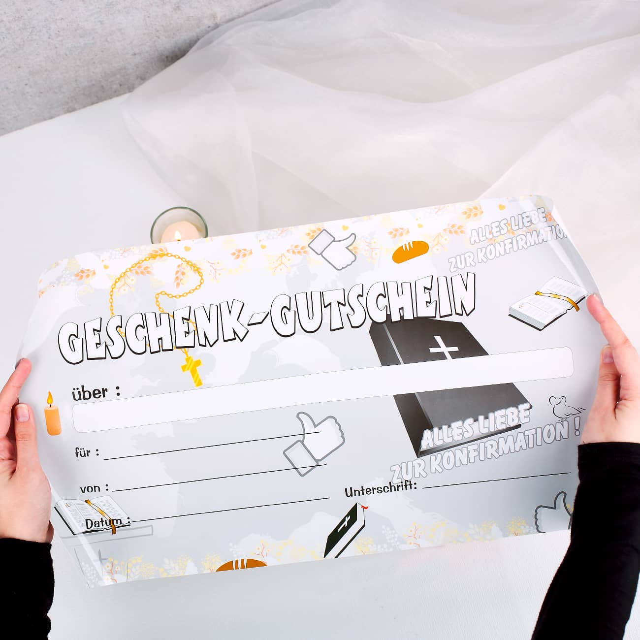 Geschenk-Gutschein mit Vordruck