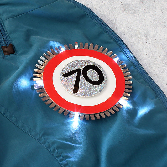 LED - Blink-Button zum Geburtstag