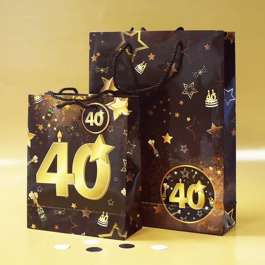 Geschenktaschen zum 40. Geburtsag