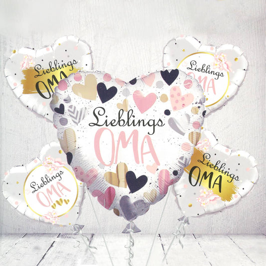 Folien-Ballon-Set/ Heliumballons