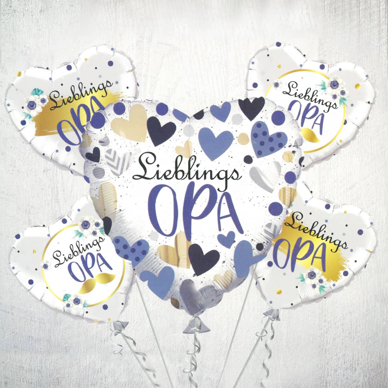 Folien-Ballon-Set / Heliumballons