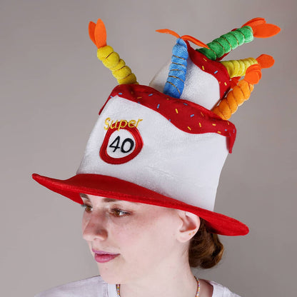 Geburtstagshut zum 40. Geburtstag