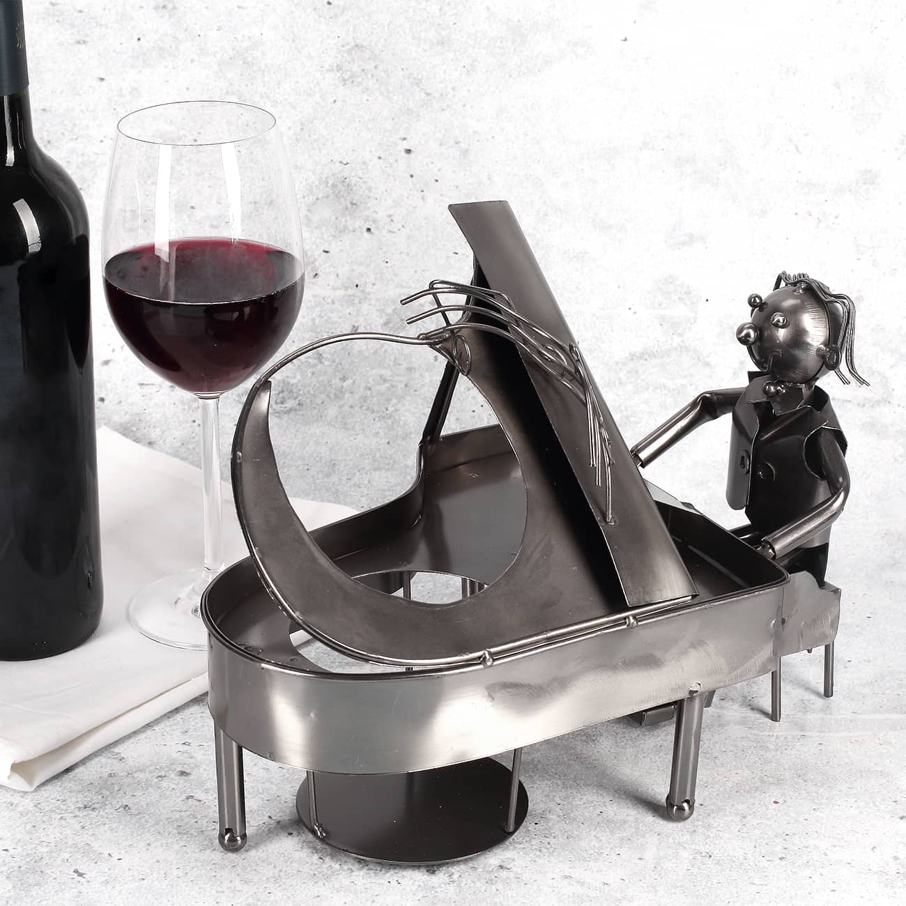 Flaschenhalter - Klavierspieler