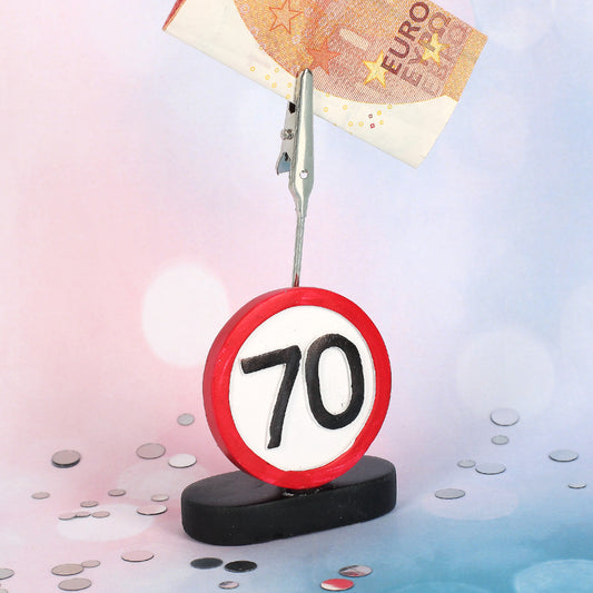 Geldclip zum 70. Geburtstag