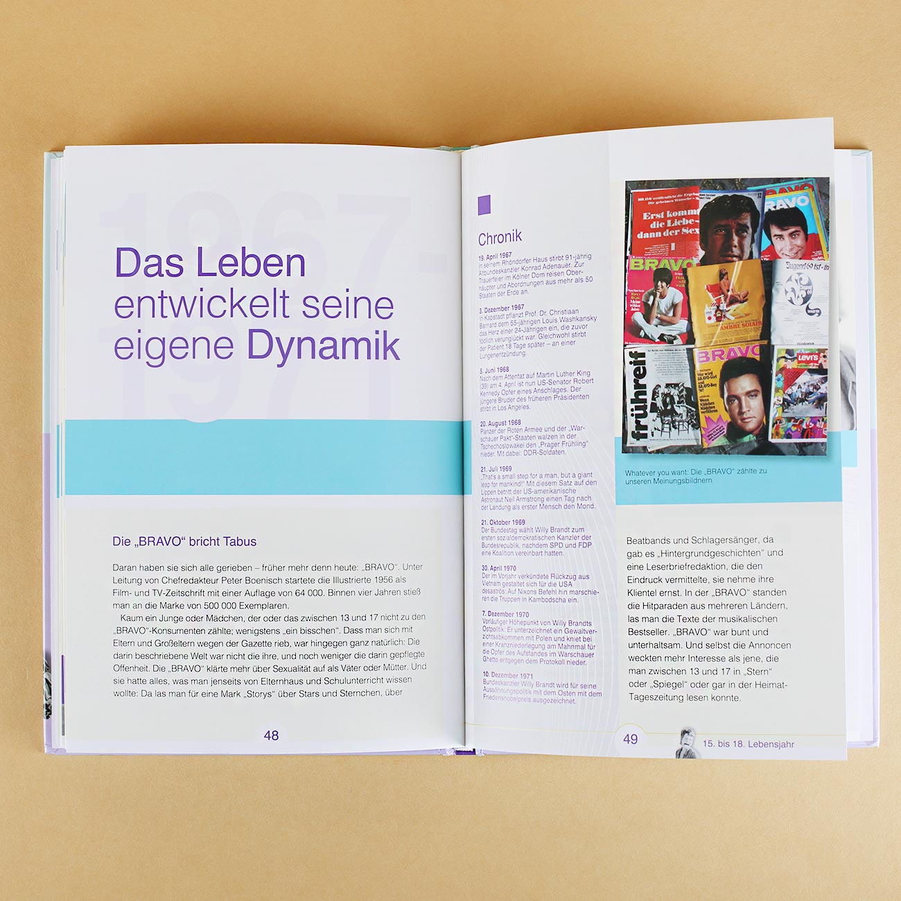 63 Seiten mit Schrift und Bild